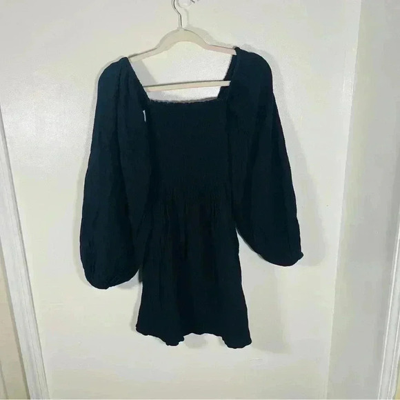 Cloe Cassandro Agatha Smocked Mini Dress Small - Picture 2 of 8